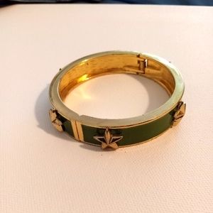 Vintage Enamel and Gold Plated Bracelet